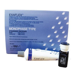 EXAFLEX Vinyl Polysiloxane Impression Material, Standard Package Tubes