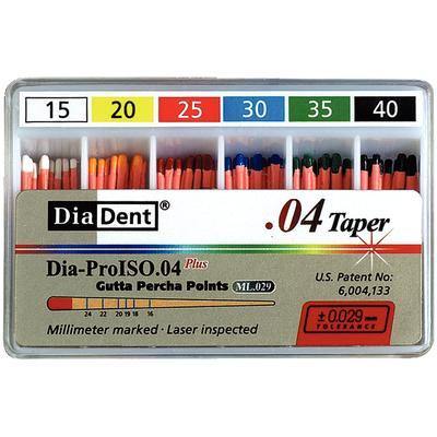 Dia-Pro ISO GT™ Taper Gutta Percha Points – MI.029, 60/Box