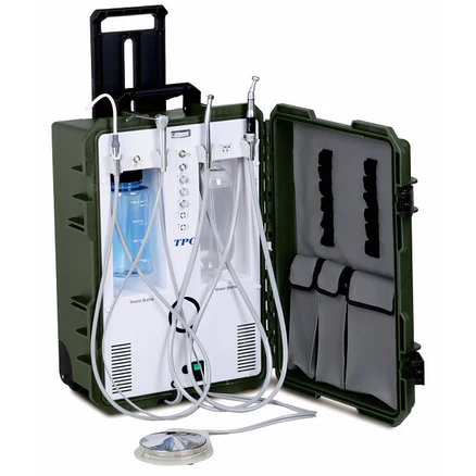 Portable Dental Unit w/ Built in LED Curing Light & Piezo Scaler