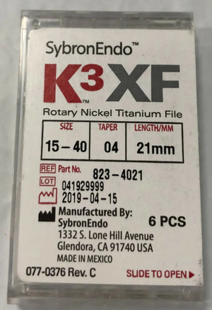 K3™ XF NiTi Files, Assorted Sizes
