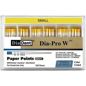 Dia-Pro W Paper Points – 100/Pkg