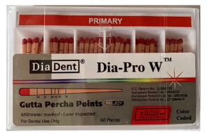 Dia-PRO W Gutta Percha - Spill Proof 60 pts/box