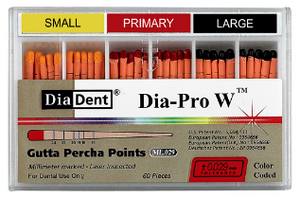 Dia-PRO W Gutta Percha - Spill Proof 60 pts/box