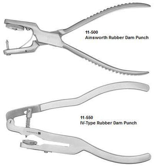 Rubber Dam Instruments. Punch